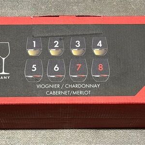 RIEDEL THE O WINE TUMBLER CABERNET/MERLOT + VIOGNIER/CHARDONNAY